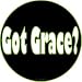 Got Grace Ellipse Auto Glass Sticker
