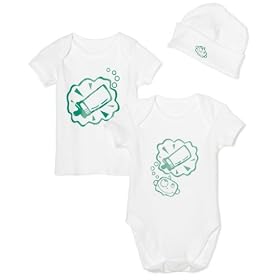 SpaSilk 100% Cotton 3-Piece Layette Set $2.95
