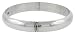 Sterling Silver Plain High Polished Bangle, about 3/8 (9mm) Thick