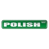  POLISH WAY  STREET SIGN COUNTRY POLAND