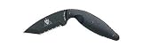 KA-BAR 2-1485-1 Large TDI, Zytel Handle, Tanto Point, Serr., Plastic Sheath