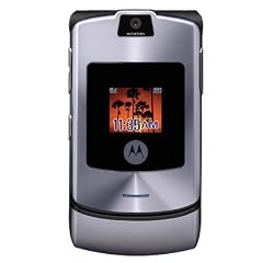 MOTOROLA Razr V3i Handy (1.2 MP Kamera, MP3-Player) silver
