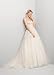 David's Bridal Wedding Dress: Tulle Ballgown with Champagne Lining and Beading Style CWG468