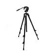 Manfrotto 055XDB,128RC 3 Section Aluminium Tripod With A 128Rc Head - Black