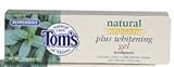 Tom's of Maine Peppermint Antiplaque plus Whitening Gel Toothpast ( 5.5 oz )