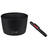 eForCity Black Camera Lens Cleaning Pen Kit + ET-60 Lens Hood Compatible with Canon EOS Rebel T3i T2i T3 XT With 55-250MM