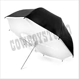 CowboyStudio 40 Black White Black/White Reflector Photo Studio Brolly Box