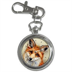 Limited Edition Violano Keychain Pocket Watch Victorian Red Fox