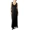 Isaac Mizrahi for Target® Long Silk Chiffon Faux-Wrap Dress- Ebony