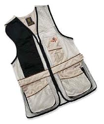 Deluxe Mesh Shooting Vest Dlx Shoot Vest Khaki/Khaki RH 3X