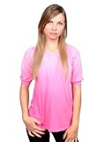 aa4568 Shannon Ombre Pink Scoop Neck Top