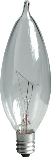 31RJQu%2BJwpL GE 16045 24 Crystal Clear Bent Tip Candelabra Base Light Bulb, 25 Watt, 24 Pack