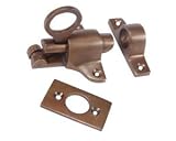 Window Hardware: Antique Brass Transon Window Latch 2 1/2"