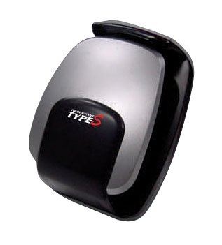 Type S SA-10397-6 Sunglass Holder, Silver/Black