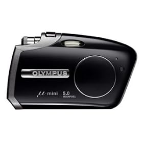 Olympus Mju Mini Cosmic Black Digital camera [4MP , 2 x Optical Zoom]