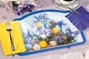 Hoffmaster Summer Floral Print Placemat, 9-3/4in x 14in