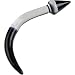 pointer11 - Pair of Glass Pointer Talons 6g BlackCrystal