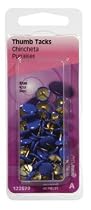Hillman #122678 40PK Blue Thumb Tack