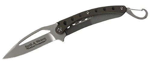 Smith and Wesson, Pocket Protector, Alu/Edelstahl-Heft, mit Karabinerhaken