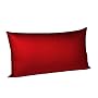 fleuresse Kissenbezug colours 9100-4580, 40x80 cm, Mako Satin, Farbe Dunkelrot, 100% Baumwolle, mit Rei�verschluss