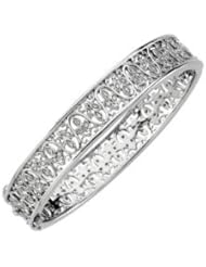 1/2 Ct Tw Diamond Bangle Bracelet by US Gems