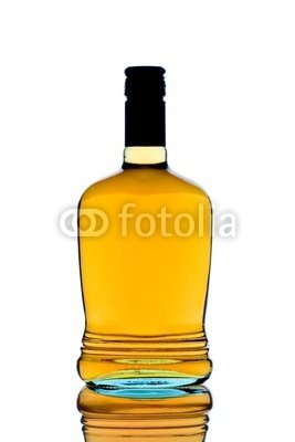 Wallmonkeys Peel and Stick Wall Decals - Whiskey Bottle - 24H x 16W Removable Graphic