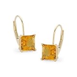 1.84 ct. t.w. Citrine Earrings In 14kt Yellow Gold