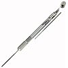 Commando Precision File Handle with 6 Mini Needle Files Stored Inside the Clear Anodized Pro Series Handle