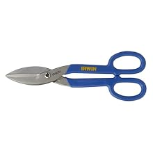 Irwin 22012 2-3/4-Inch Cut Capacity 12-3/4-Inch Flat Blade Tinner's Snip