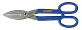 Irwin 22012 2-3/4-Inch Cut Capacity 12-3/4-Inch Flat Blade Tinner's Snip