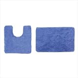 2 Pc Bath Mat Set - Navy Color