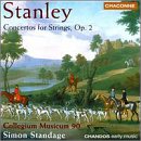 Revue Chandos  / Stanley: Concertos for Strings, op. 2