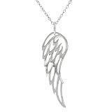 Sterling Silver Angel Wing Necklace