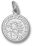 Purdue Boilermakers Solid Sterling Silver Seal 1/2'' Pendant