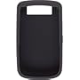 BlackBerry Silicone Rubber Gel Skin Cover Wrap for BlackBerry Tour 9630 (Black) [Bulk Packaging]