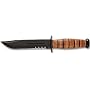 KABAR USA Short Knife w/ Leather Sheath