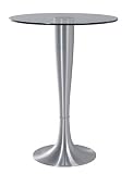 Stehtisch Bartisch Deluxe (Glasplatte-Farbe: Klar)