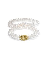 7x7.5mm Collection Quality Double Strand Japanese Akoya cultured pearl necklace 15" and 16"