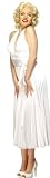 Marilyn Monroe White Pleated Costume Dress