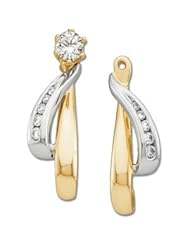 Pair 1/6 CT TW 14K Yellow Gold Diamond Earring