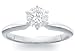 1Ct. 14K. White Gold Certified Round Brilliant Diamond Solitaire Engagement Ring