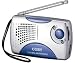 COBY CX-5 BLUE Portable AM/FM Radio with Earbuds