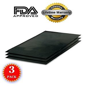 Grilling Mat - Large 3 Pack Nonstick 15.75