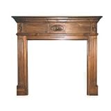 56 in. Old Hickory Fireplace Mantel