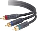 Belkin Pure AV Blue Series - Video cable - component video - RCA (M) - RCA (M) - 3 ft - double shielded coaxial - black