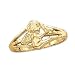 The Perfect 14K Yellow Gold Angel with Holy Spirit-Dove Ring for Women