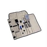Schrade SCHBBQ2 Bbq Kit Royal Red, Black, And White Canvas Case