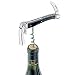 Chateau Laguiole Aubrac Horn Waiter Style Corkscrew (Black