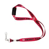Cincinnati Reds Official Logo Lanyard Keychain