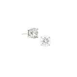 Sterling Silver Cubic Zirconia Round Stud Earring By Crislu